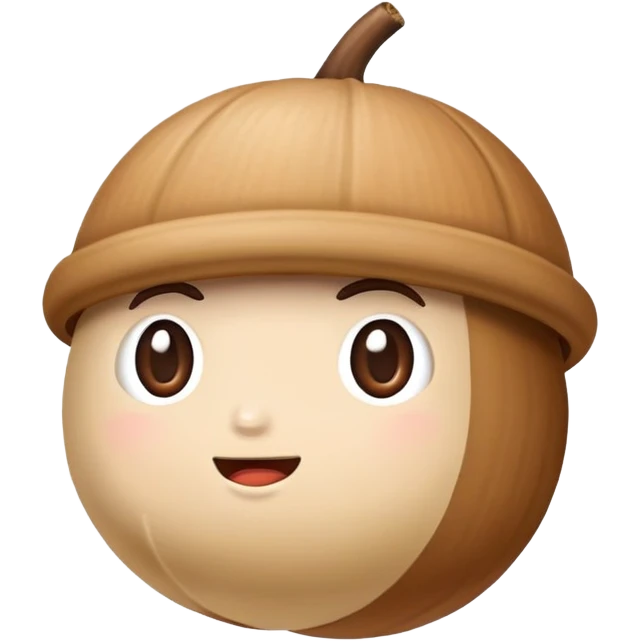 kacang acorn emoji