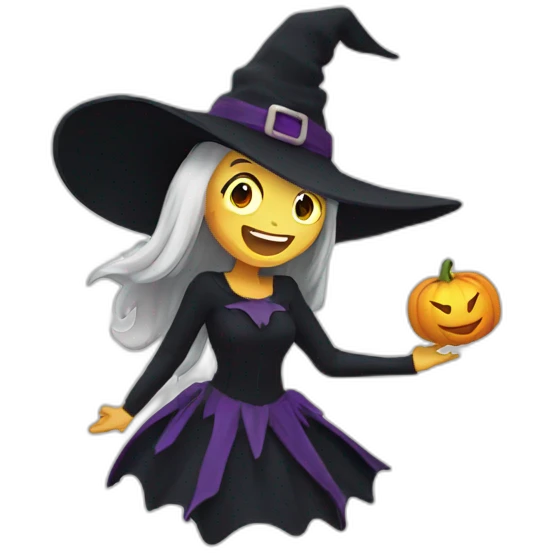 witch laugh emoji