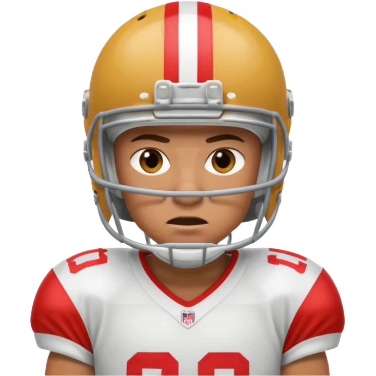 A person who plays football emoji