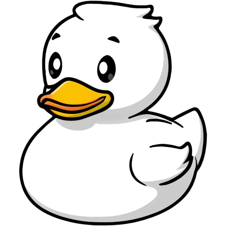 yellow rubber duck toy emoji
