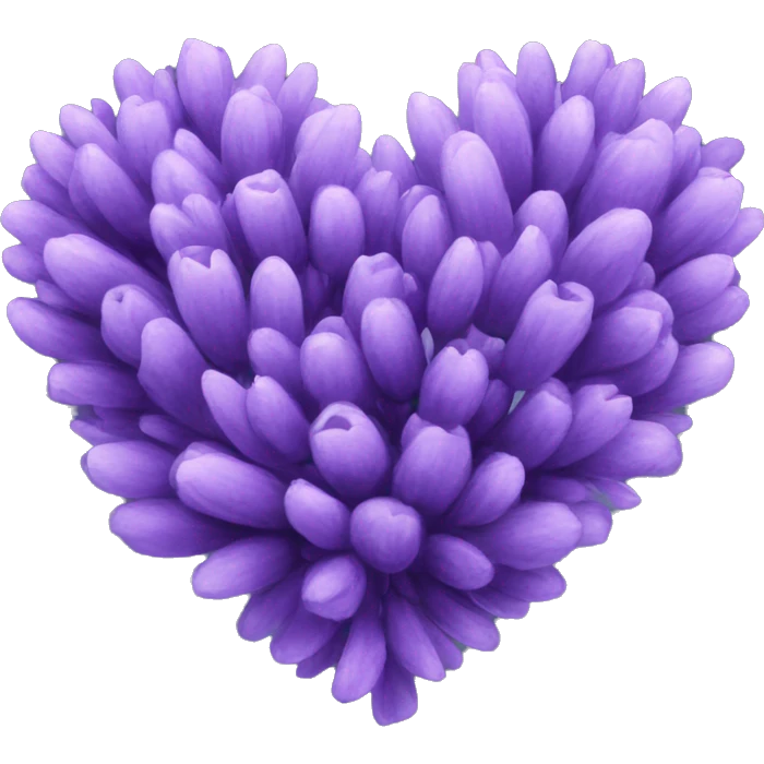 lavander heart emoji