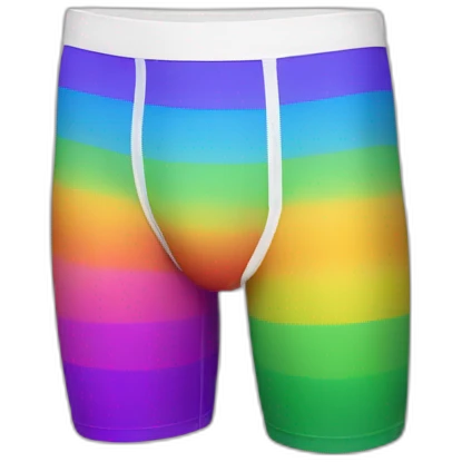 pride underwear men emoji
