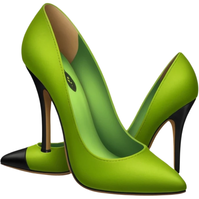 Shrek with black hight heels emoji