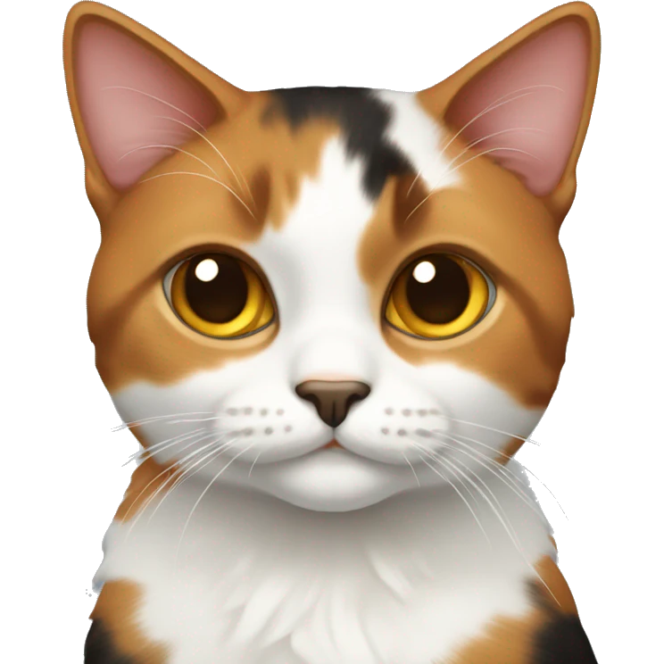 Calico cat emoji