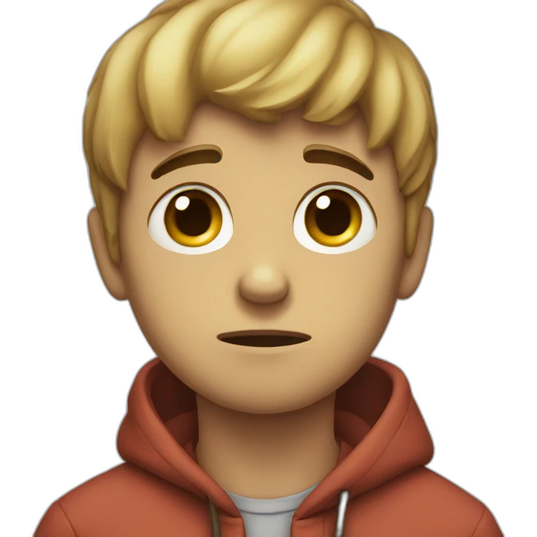 Sad-boy emoji