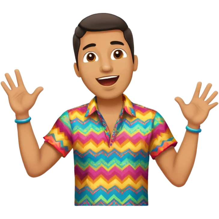Happy Rock Pop Latino Music Male Singer in his 30s emoji