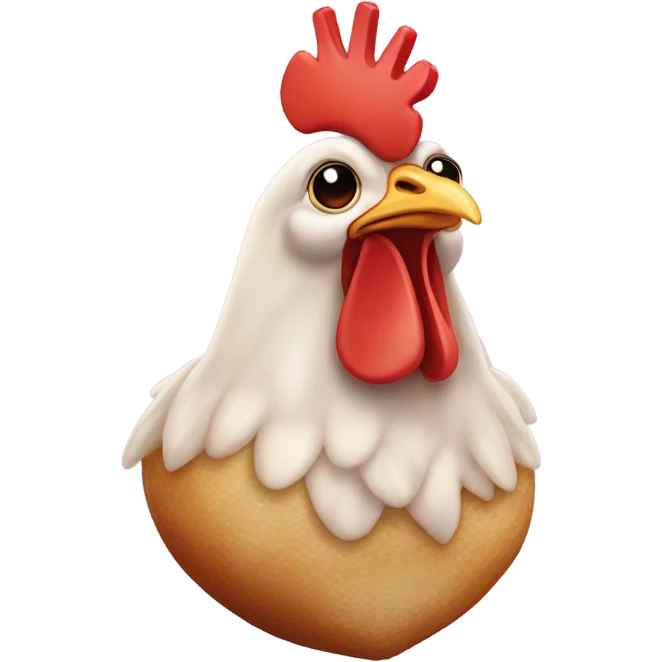 Chicken heart krispy  emoji