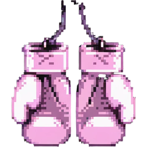 light pink boxing gloves emoji