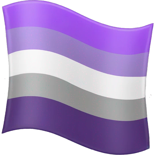 asexual flag emoji