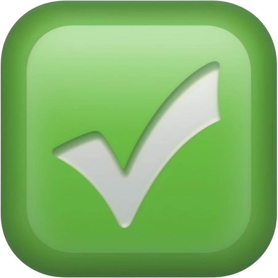 Emoji de un check verde emoji