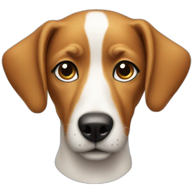 Smart dog emoji