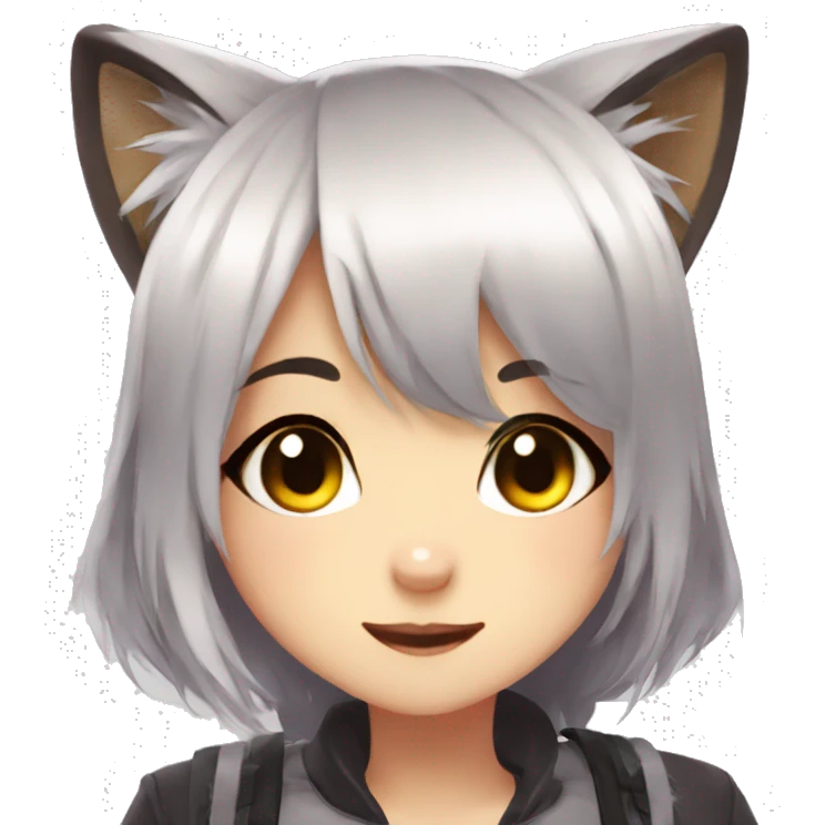 Anime RaccoonGirl Vtuber emoji