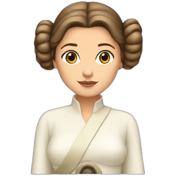 Leia princess emoji