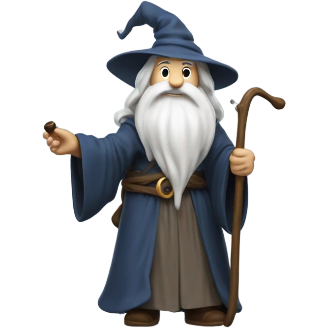 Wizard smoking pipe emoji