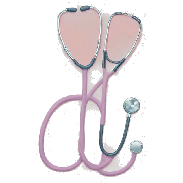 blush color stethoscope  emoji