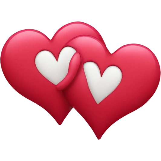 two hearts emoji