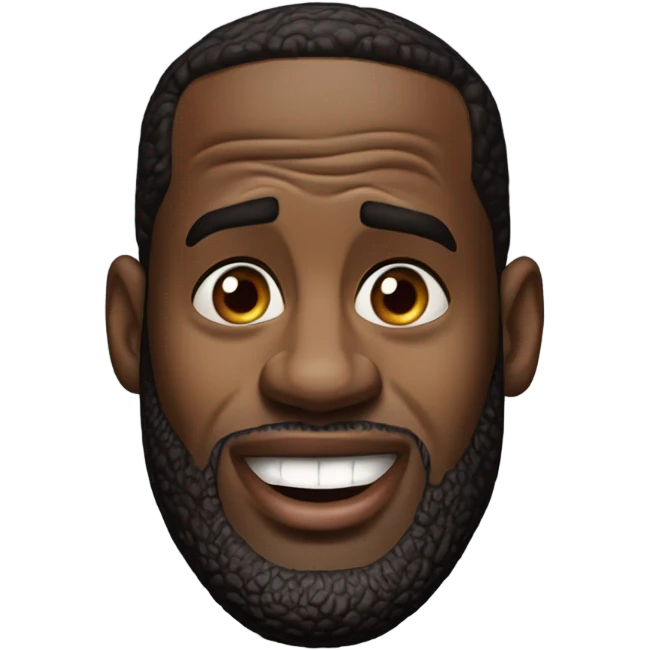 lebron shocked face emoji
