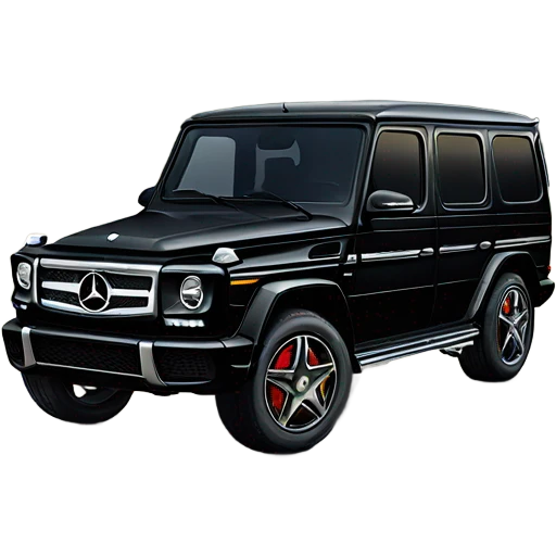 Black Mercedes G wagon  emoji