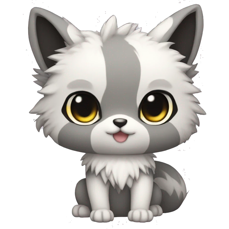  High quality Cute Cool Kawaii edgy Pretty Chibi Fantasy Fur-Sona Fakemon Animal Full Body emoji