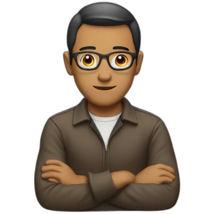 men thinking emoji