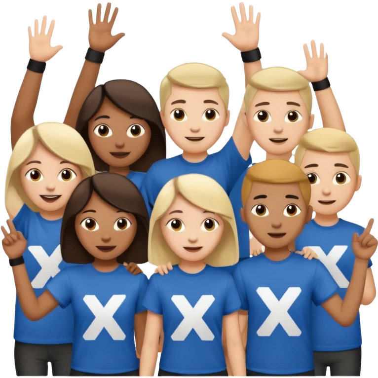 dedicated fans, usually young people, who follow musicians or bands on tour, seeking physical and emotional closeness, sometimes with the aim of romantic or sexual involvement emoji