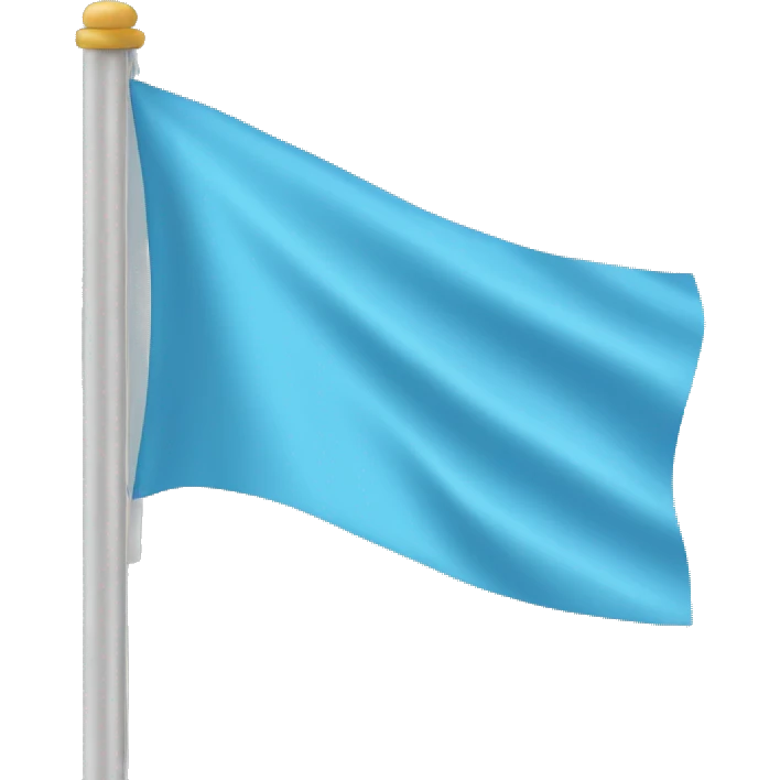 Skyblue flag emoji