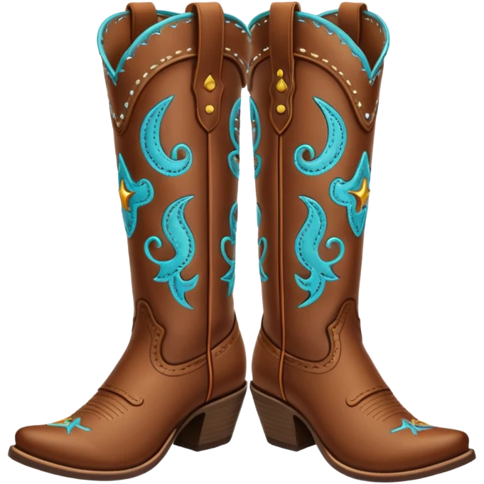 cowgirl boots  emoji