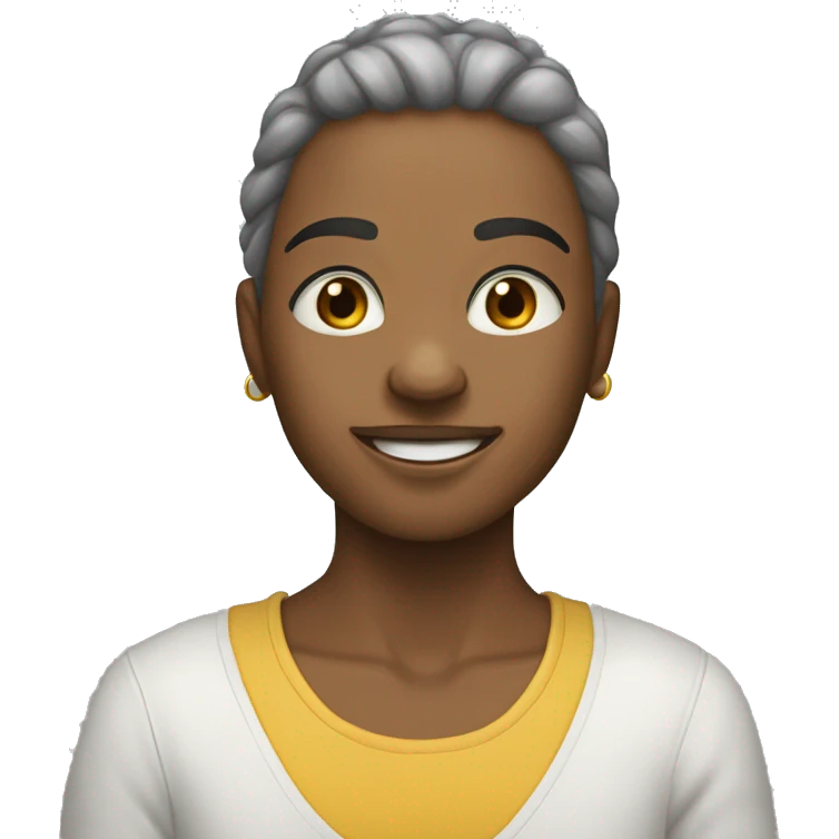 девушка с патчами и полотенцем emoji
