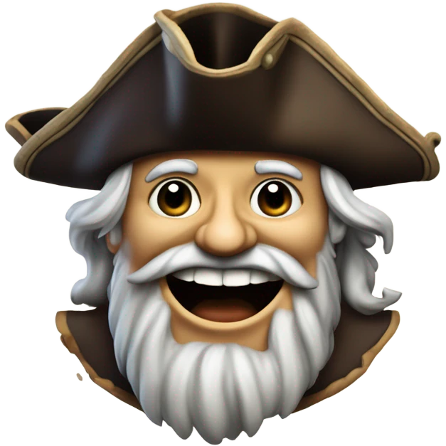 Pirate drinking emoji