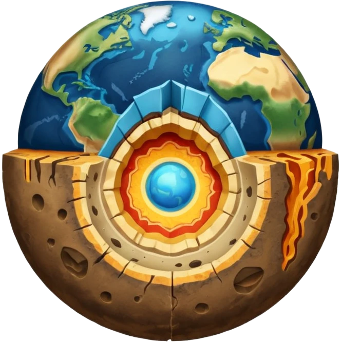 Geography cross section emoji