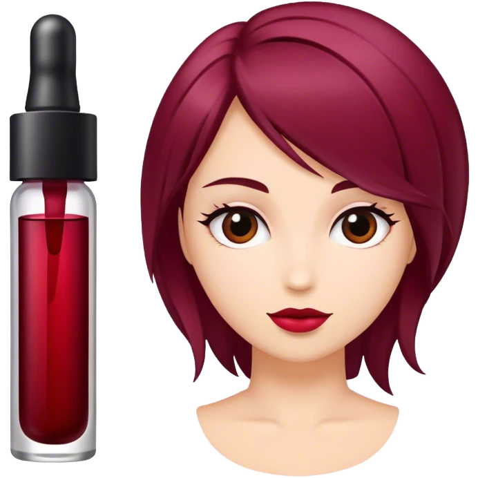 Hair serum Burgundy emoji