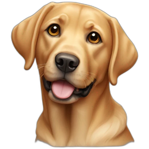 caramel labrador emoji