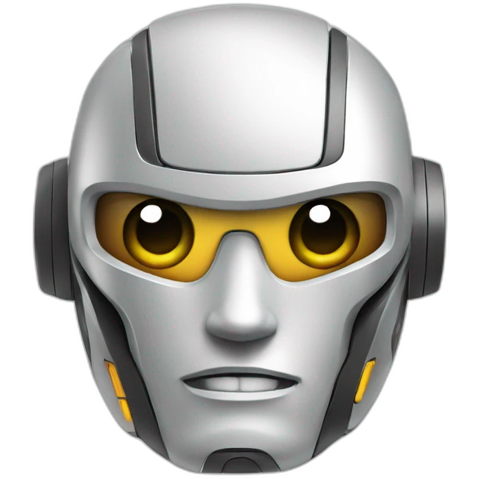 robot señalando emoji