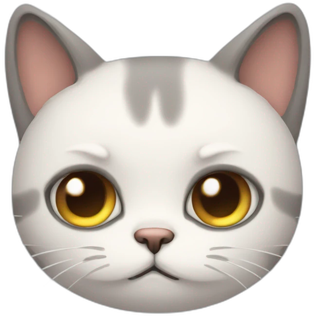Cute sad cat emoji