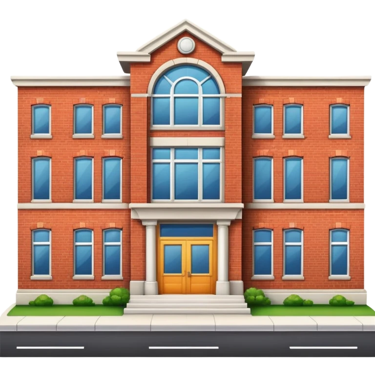 school building emoji