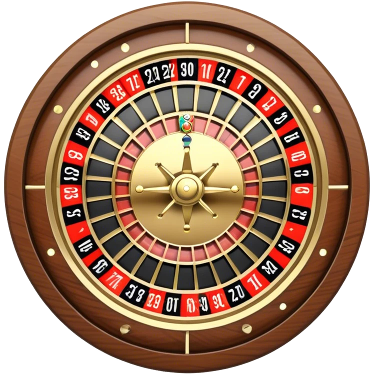 Roulette wheels with sections  emoji