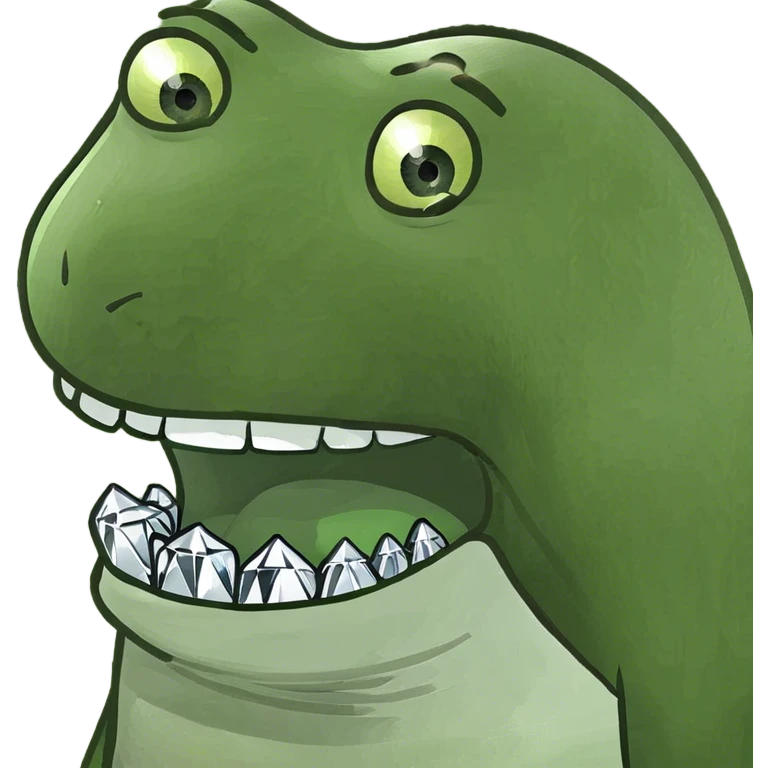 Tooth with diamond emoji
