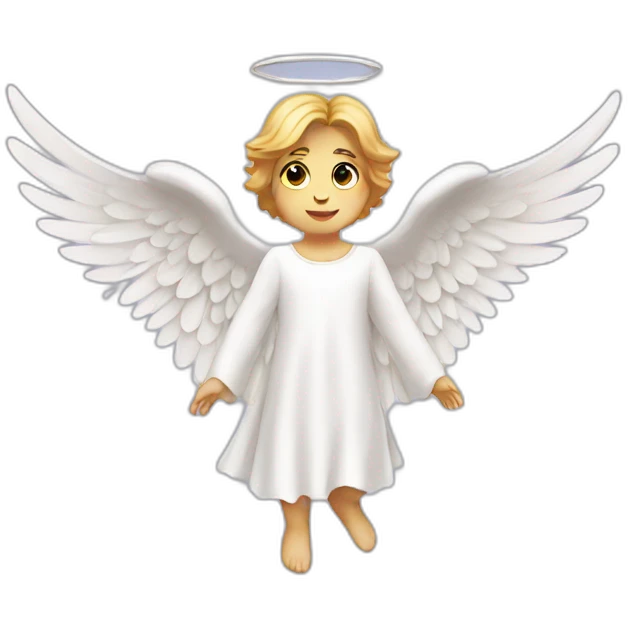 Angel with wing emoji