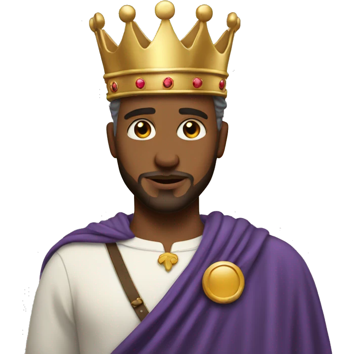 good guy with crown saint emoji