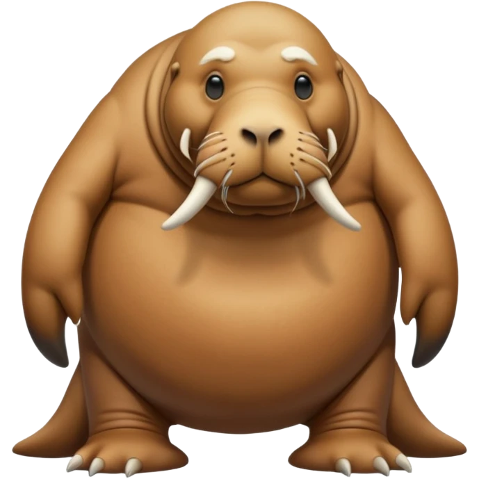 full body walrus emoji
