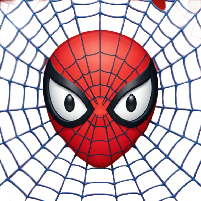 Spiderman’s circle face emoji