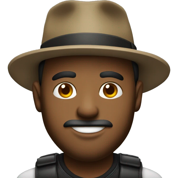 ROSTO HOMEM CHAPEU LEGAL emoji