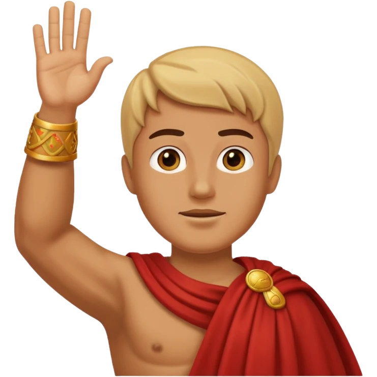 saludo romano emoji