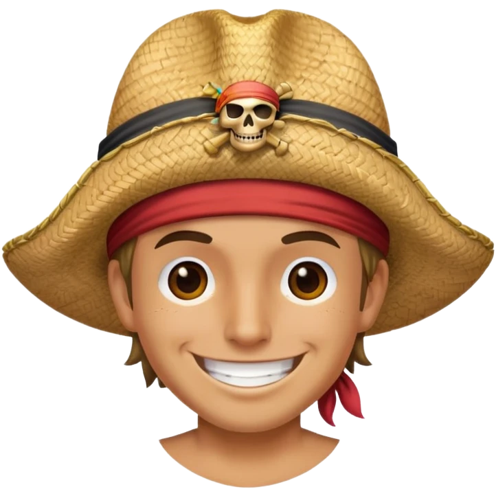 Strawhat pirate emoji