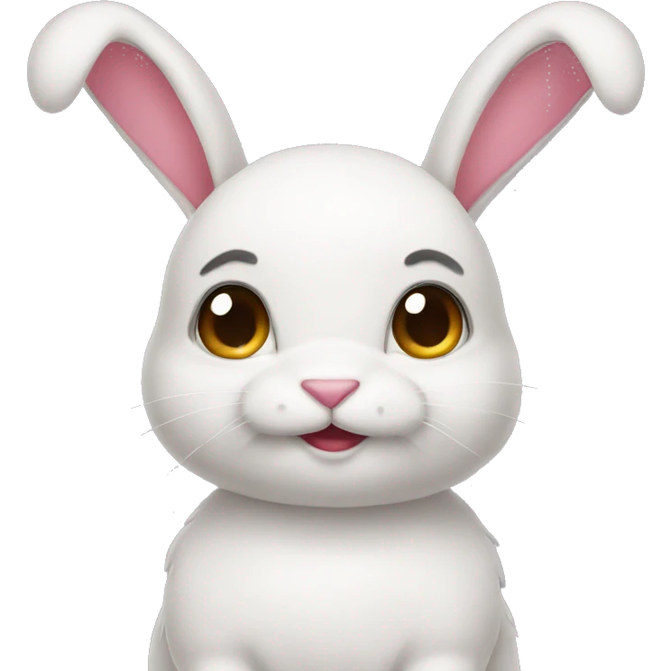 Bow bunny  emoji