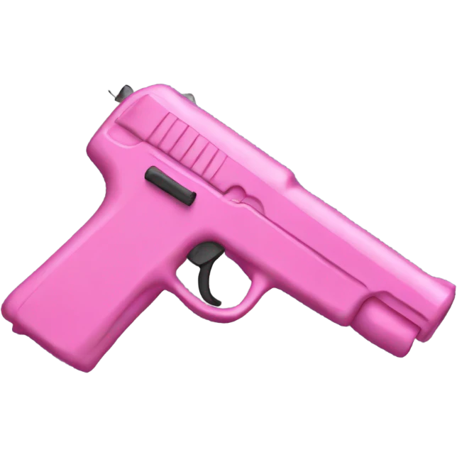 Pink gun emoji