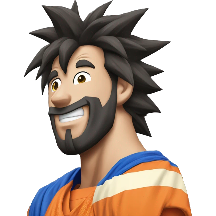 Goku con Messi emoji