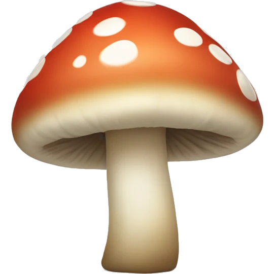 Laughing mushroom emoji