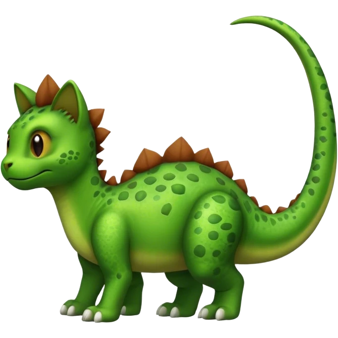 Cat on a dinosaur  emoji