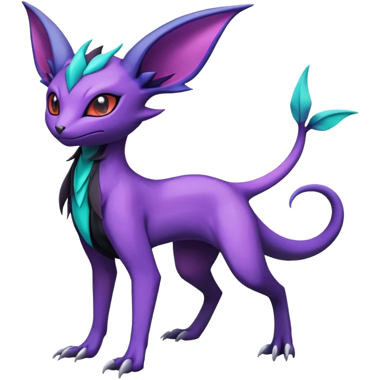 Salandit-Noivern-Espeon-Hybrid (Full body) emoji